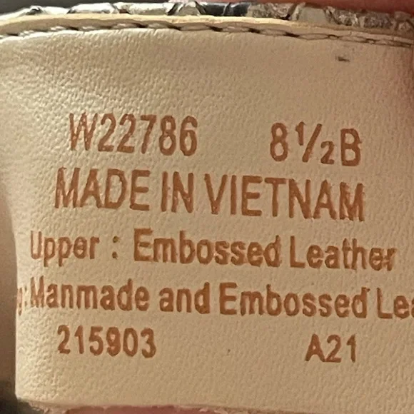 Cole Haan ADELLA sandal Python Snakeskin Print - 8.5 - Picture 15 of 15